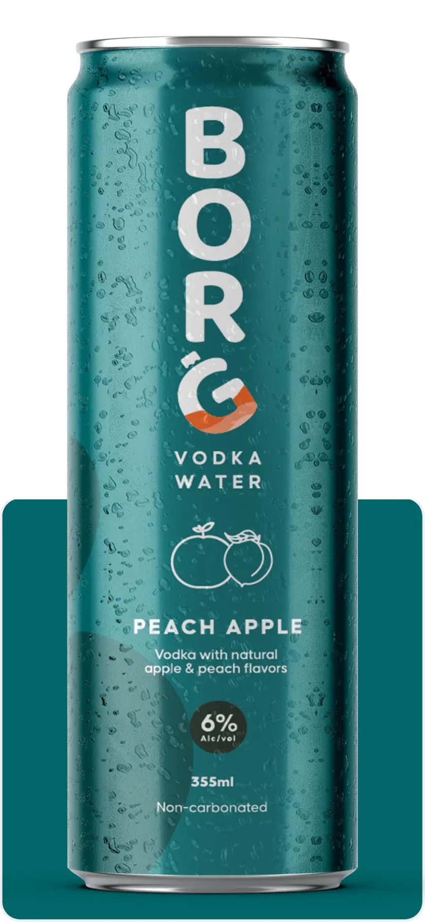 BORG Bodka Water - Peach Apple Flavor
