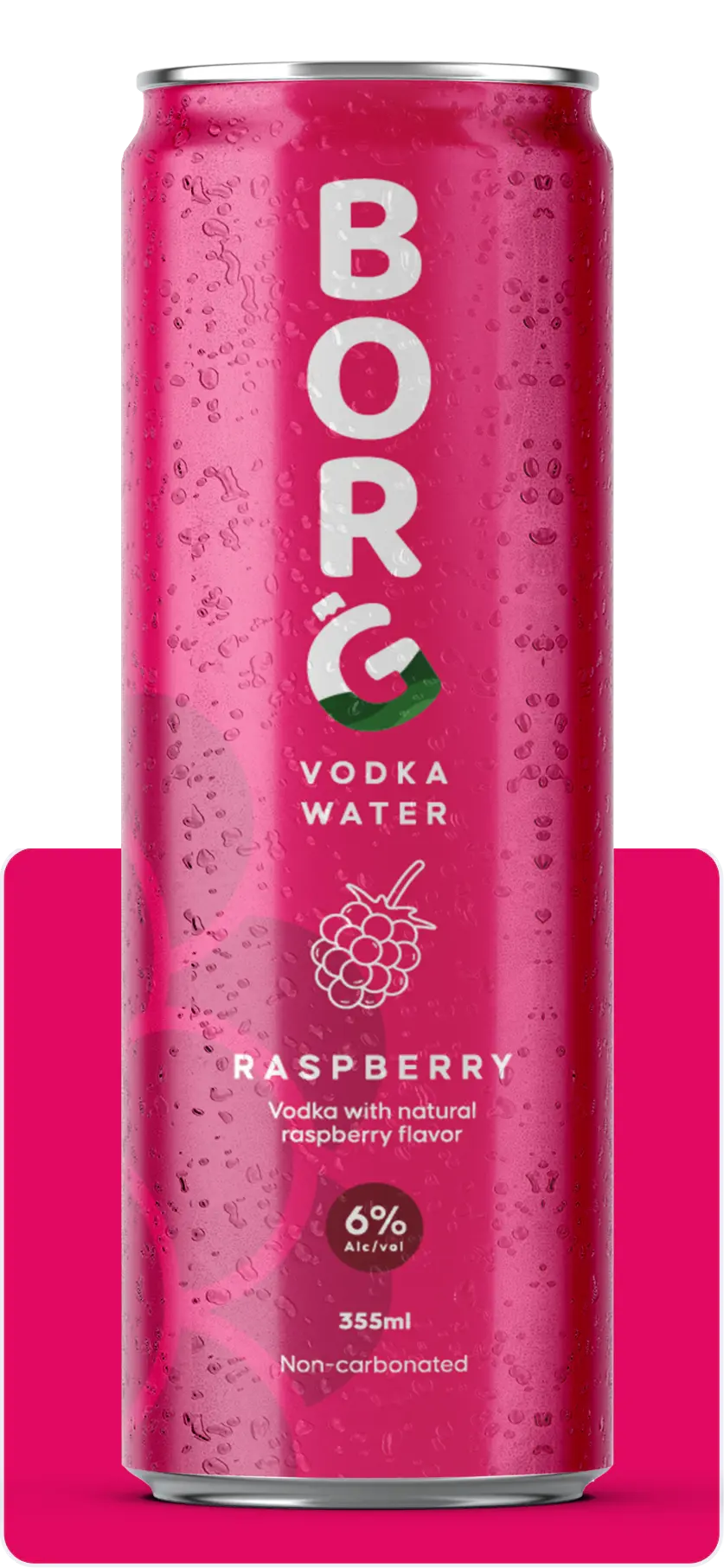 BORG Bodka Water - Raspberry Flavor