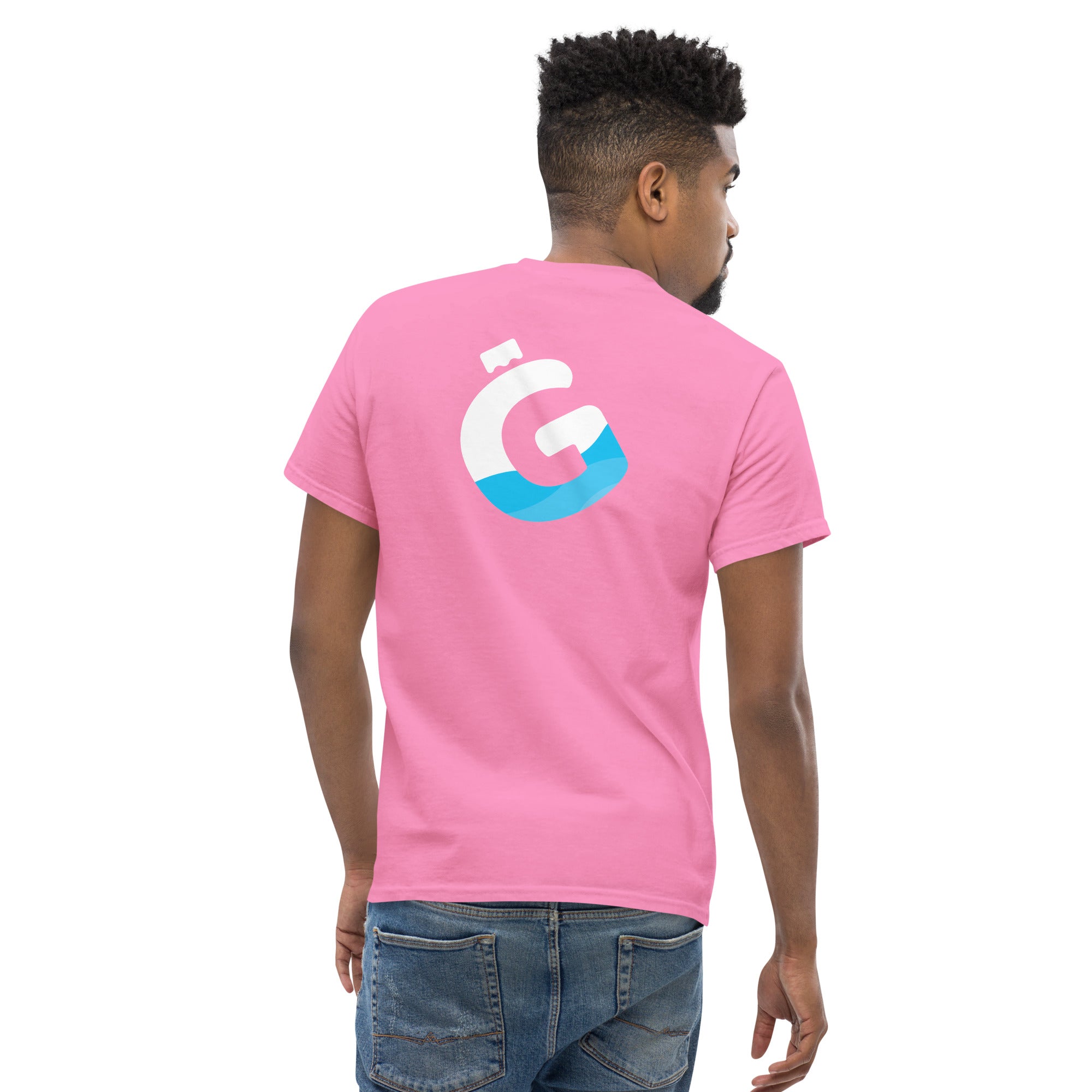 Pink Classic Tee for Men