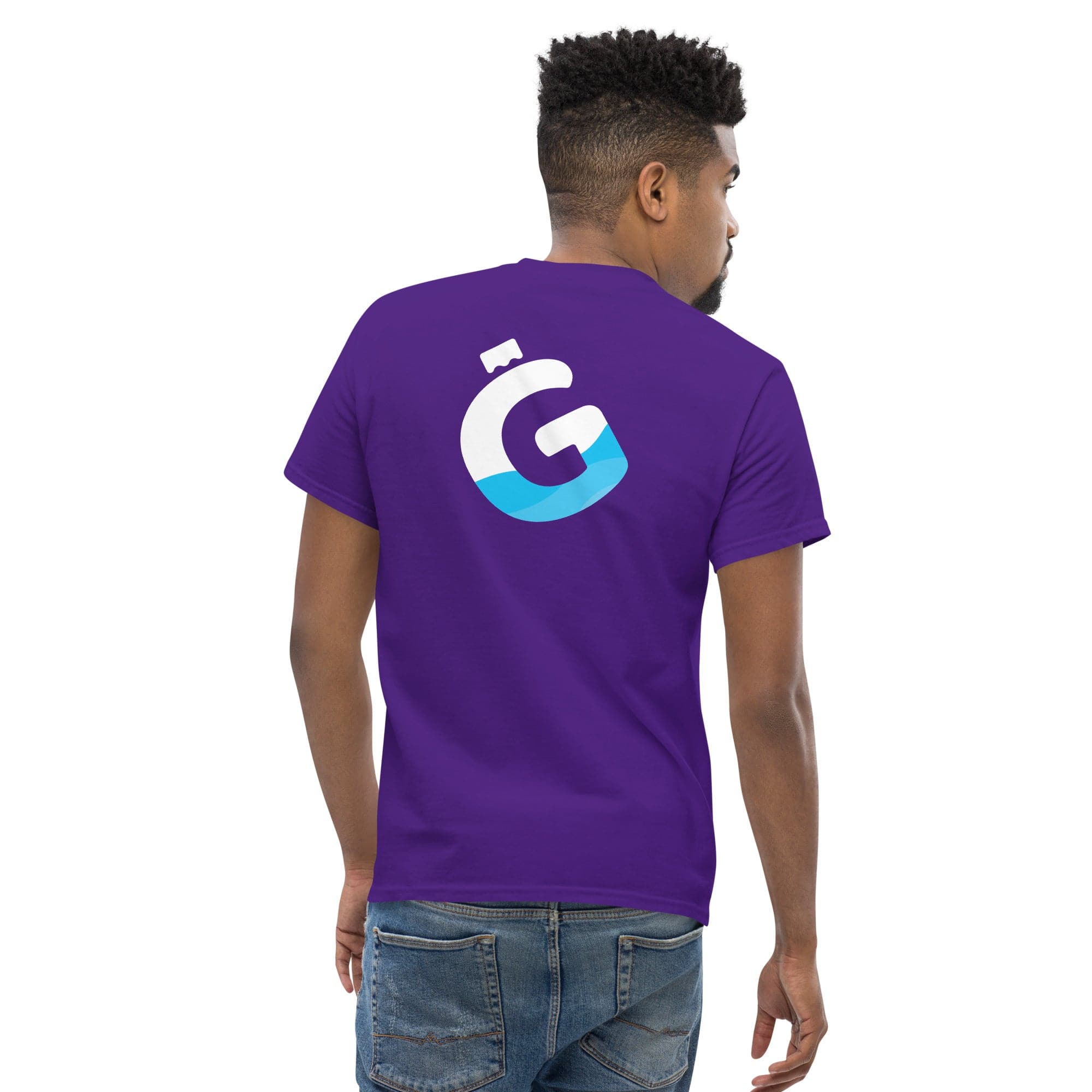 Purple Classic Tee for Men