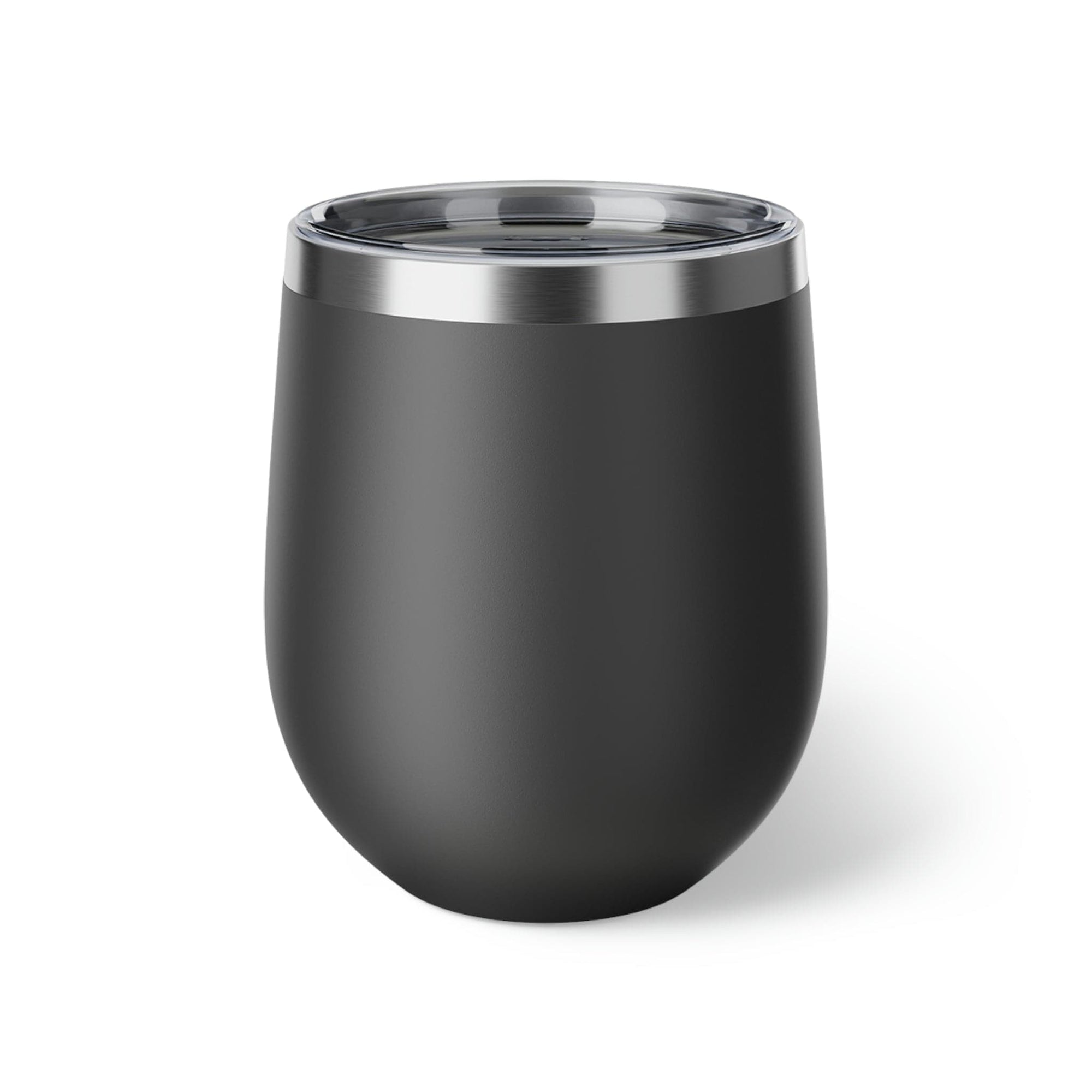 Double Insulated Wine Tumbler Black Back View
