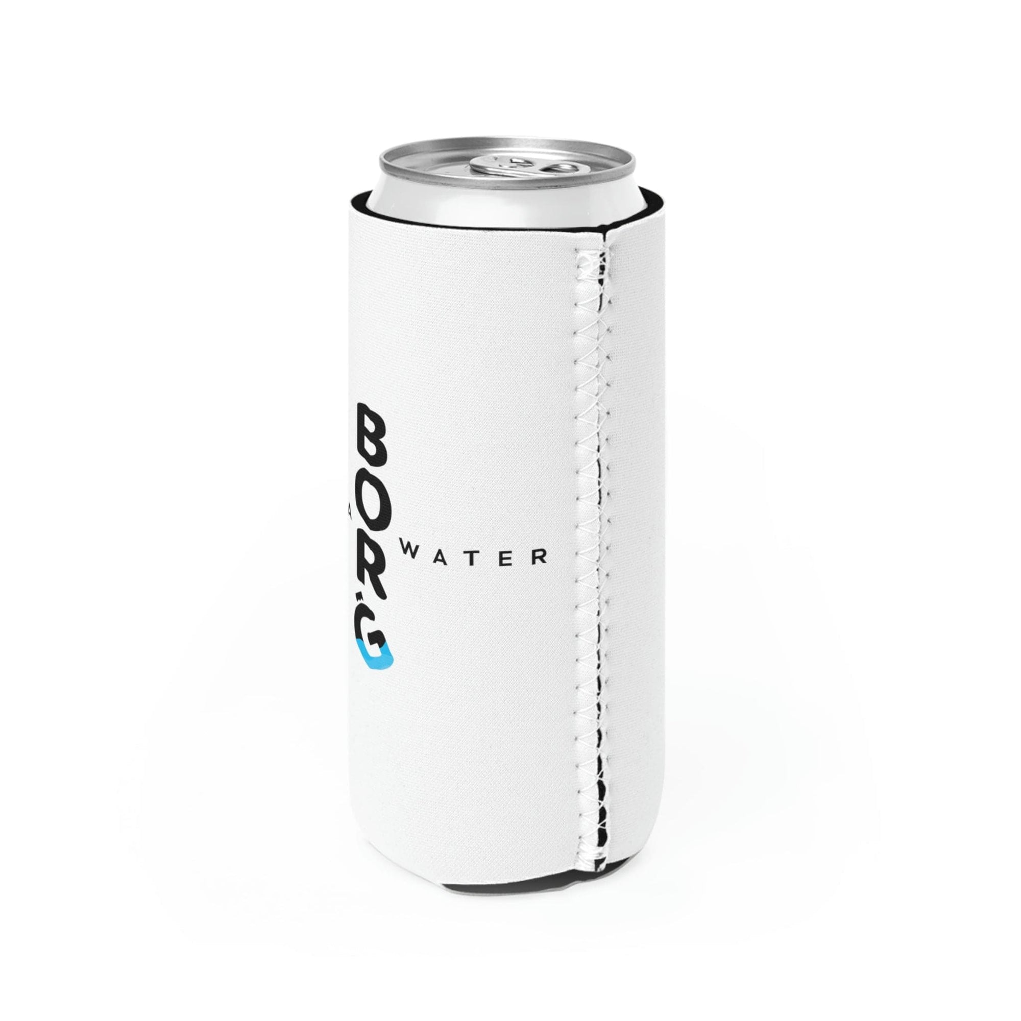 Borg Slim Can Cooler White