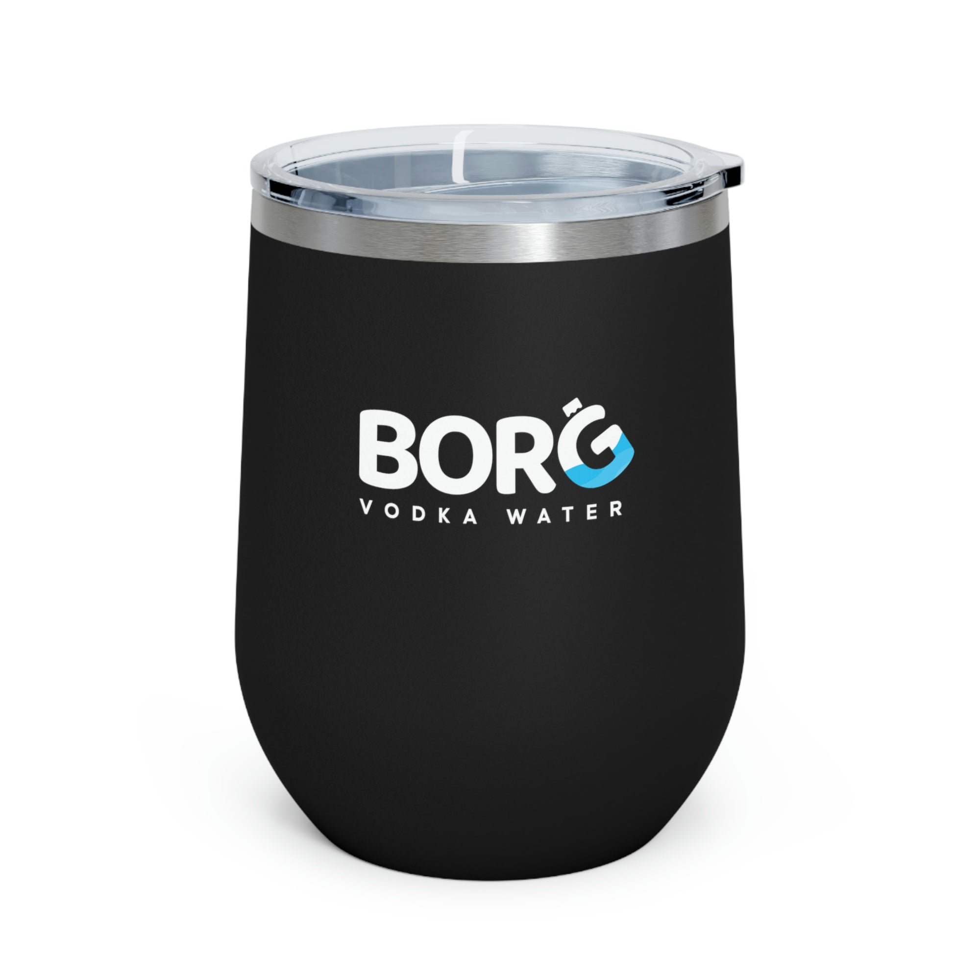 Borg Insulated Wine Tumbler 12oz Black